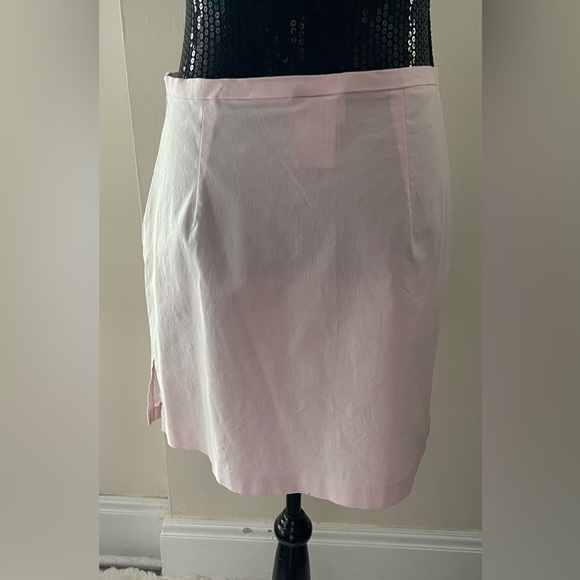Vintage Smart Set Stretch Light Pink Skirt Size 13 - Picture 4 of 11
